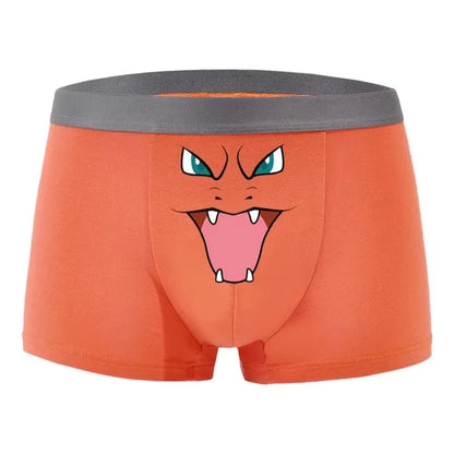 Slumpmässiga 3-delade modetryckta boxershorts för män i issiden, underkläder, coola, andningsbara, lösa trosor, grossistpartier