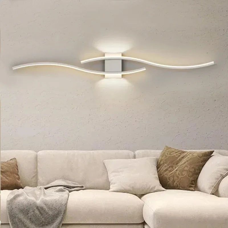 DAMIASMIL LED Modern Vägglampa Sovrum För Vardagsrum Bakgrund Sängbord Svart Vit Guld Vägglampa Dekorativ Belysningsarmatur