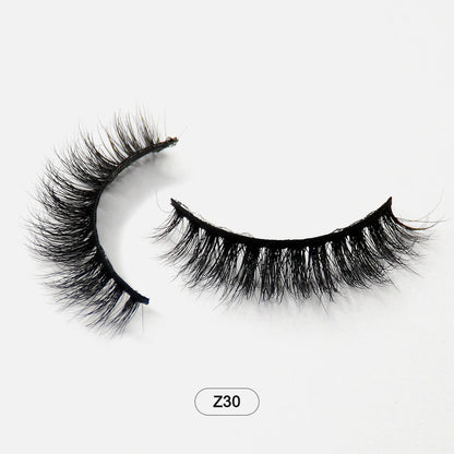 Makeup Minkfransar Fluffiga Mjuka Hela Lösögonfransar Naturliga Lösögonfransar Wispy Lash Extension