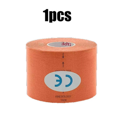 1/6 st tejper Kinesio Elastiskt Bandage Knäskydd Tejper Kinesiologi Stödkuddar Sport Självhäftande Venda Kinesiotejp Bandage