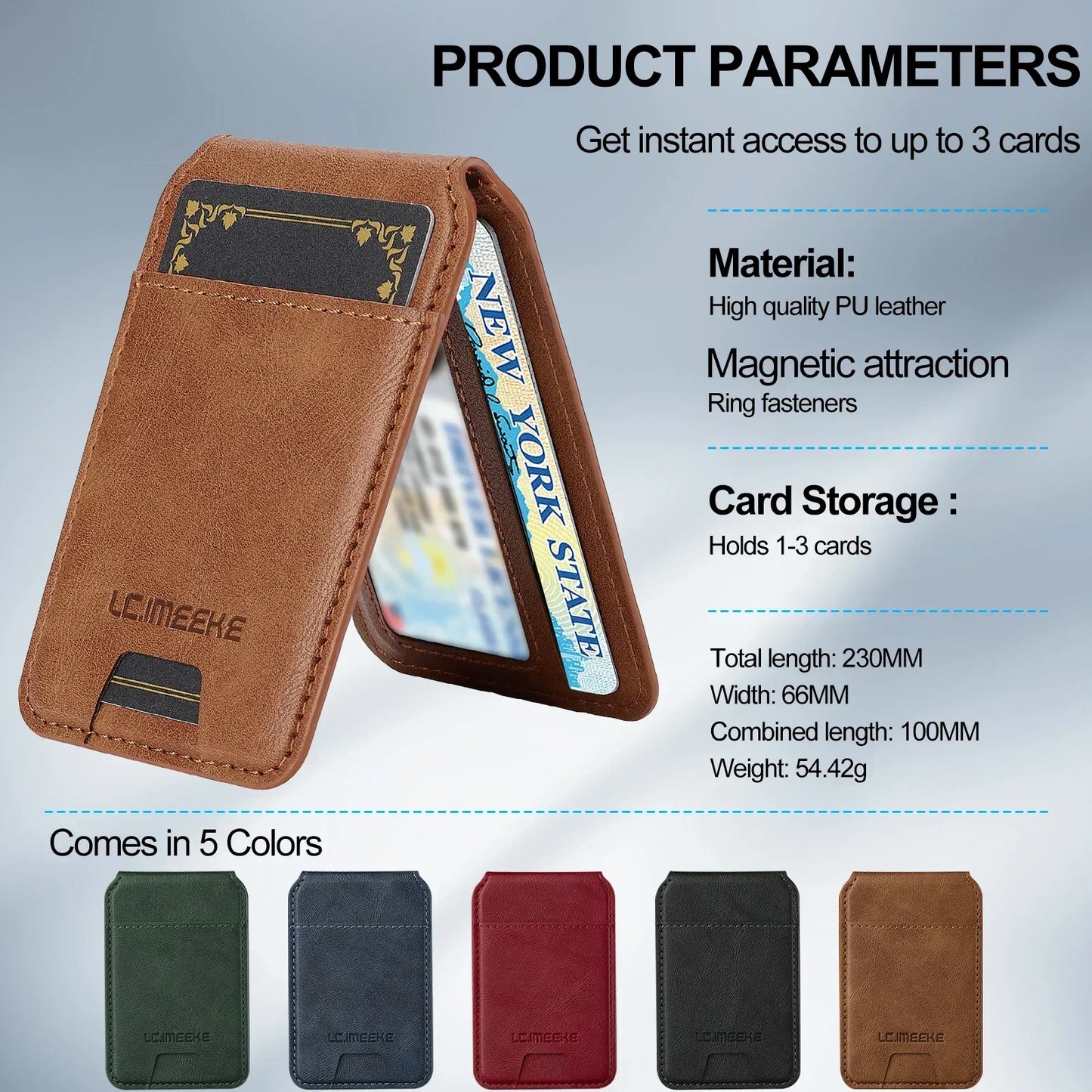 Avtagbart läderfodral för Samsung Galaxy S26 S25 Ultra S24 Plus S22 S21 FE A55 A35 A16 A36 A56 A15 A14 Korthållare Plånbok Telefonväska