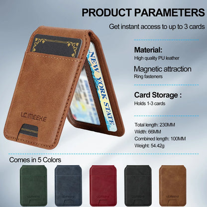 Avtagbart läderfodral för Samsung Galaxy S26 S25 Ultra S24 Plus S22 S21 FE A55 A35 A16 A36 A56 A15 A14 Korthållare Plånbok Telefonväska