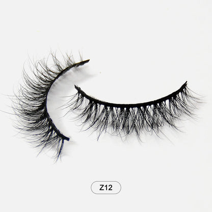 Makeup Minkfransar Fluffiga Mjuka Hela Lösögonfransar Naturliga Lösögonfransar Wispy Lash Extension