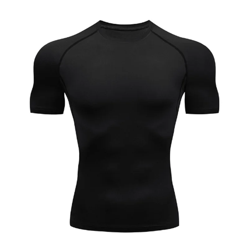 Herr 2/3-delars set boxningsdräkt rashguard herrkit MMA kompressionskläder herr långärmad t-shirt + leggings träningsdräkt sportdräkt