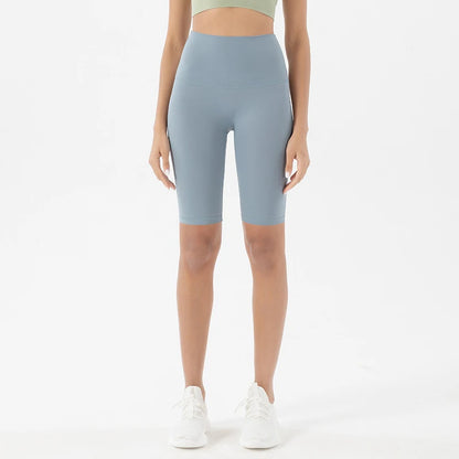 SOISOU Nylon Yogakläder Gym Fitness Leggings Sport BH Shorts Set Hög Midja Elastisk Damkläder 3 Typer 12 Färger