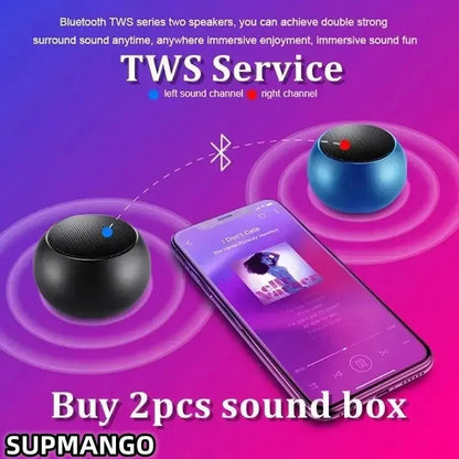 M3 Flash Trådlös Bluetooth-högtalare Bärbar Liten Stålpistolmetall Tung Subwoofer Utomhus Mini Bluetooth Liten Högtalare