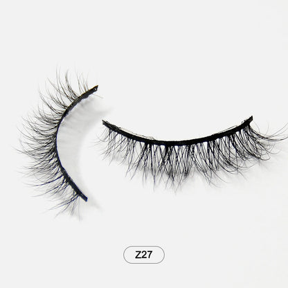 Makeup Minkfransar Fluffiga Mjuka Hela Lösögonfransar Naturliga Lösögonfransar Wispy Lash Extension