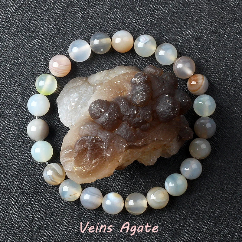 Naturlig drakeblodsten elastiska armband kvinnor män charm dinosaurie jaspis pärlor helande smycken yoga meditation armband gåva