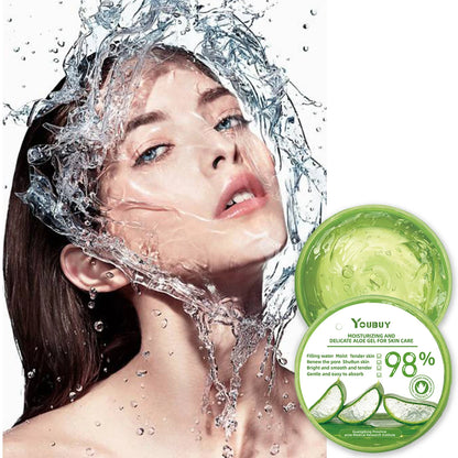 Youbuy Aloe Gel Gel Återfuktande Ansiktsuppljusande Hudvårdsprodukt