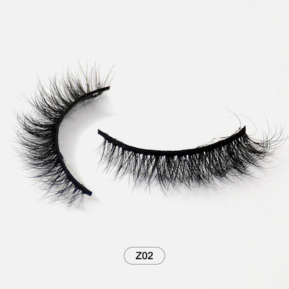 Makeup Minkfransar Fluffiga Mjuka Hela Lösögonfransar Naturliga Lösögonfransar Wispy Lash Extension