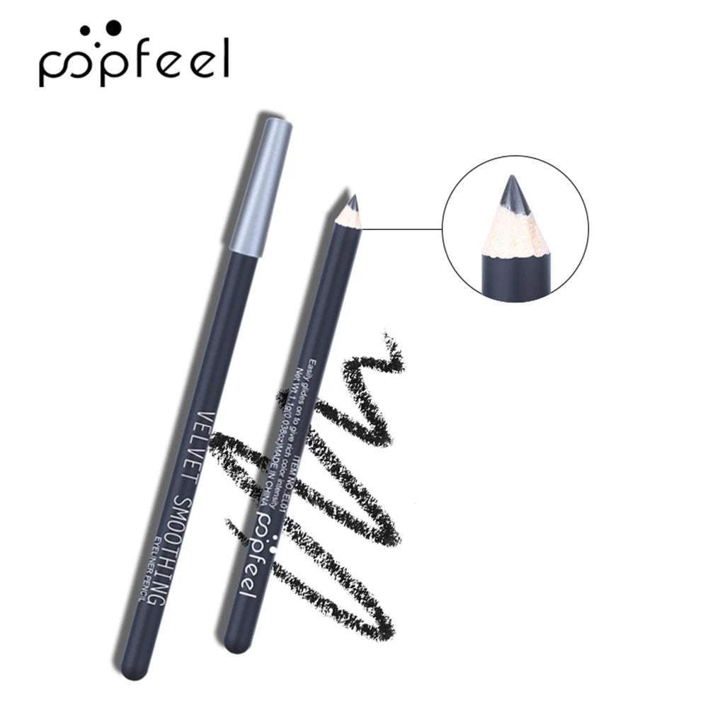 POPFEEL Ögonmakeupset, Ögonskuggspalett, Eyeliner, Mascara, Ögonbrynspenna, Sminkverktygsset, Presenter till kvinnor