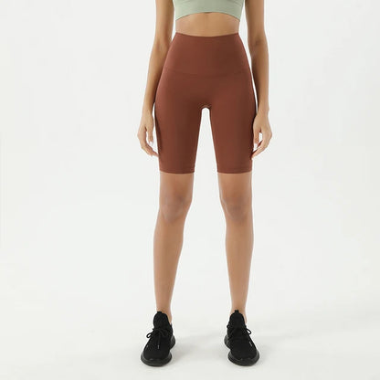 SOISOU Nylon Yogakläder Gym Fitness Leggings Sport BH Shorts Set Hög Midja Elastisk Damkläder 3 Typer 12 Färger