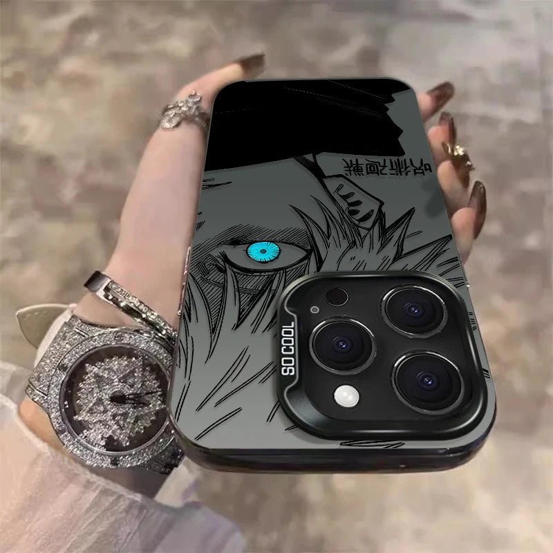 Toji Satoru Gojo Coolt Hårt Mobilskal till iPhone 17 16 15 14 13 12 11 Pro Max Plus 17 Air 16E X XR XS Max Stötsäkert Baksida