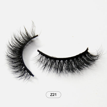 Makeup Minkfransar Fluffiga Mjuka Hela Lösögonfransar Naturliga Lösögonfransar Wispy Lash Extension