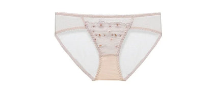 Designer fransk spets-BH - Lätt lyxig bygelfri push-up, anti-slapp broderad bralette för kvinnor eleganta vinterunderkläder