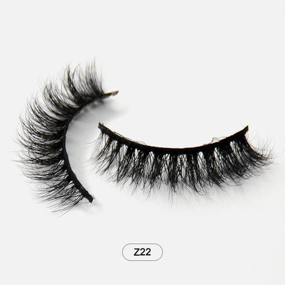 Makeup Minkfransar Fluffiga Mjuka Hela Lösögonfransar Naturliga Lösögonfransar Wispy Lash Extension