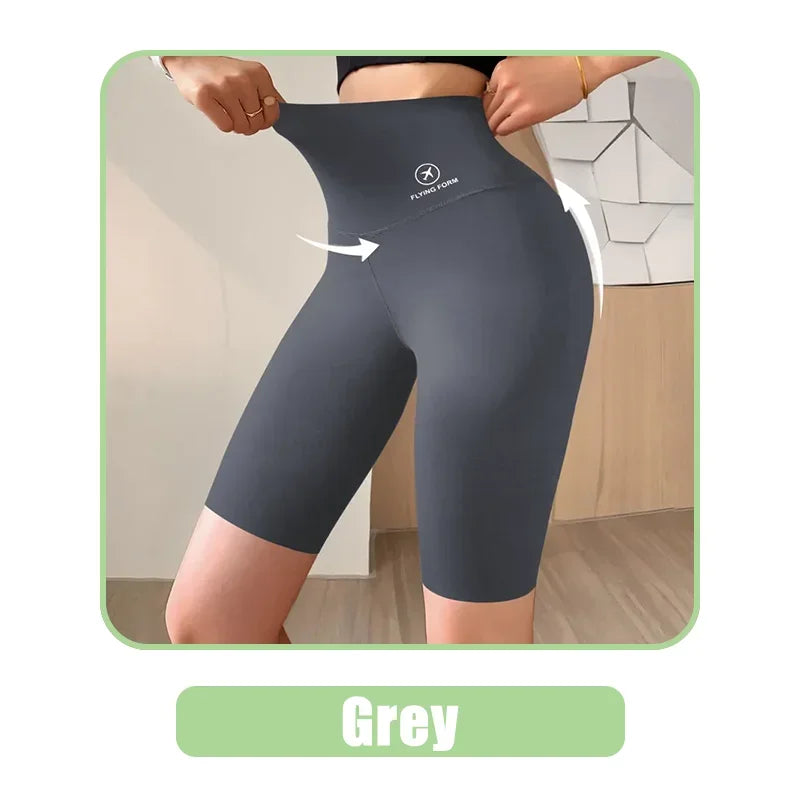 M-XL Damshorts Sport Shorts För Damer Nya Cykling Jogging Fitness Hög Midja Push Up Gymshorts Leggings Yogakläder