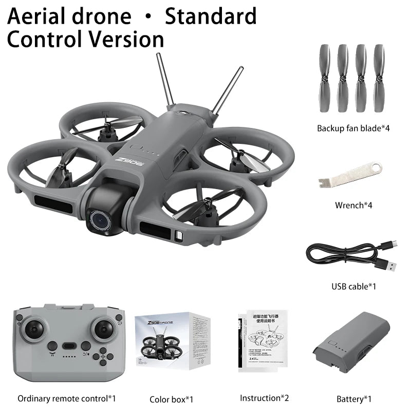 Z906 Drönare 4K HD Dubbelkamera GPS WiFi FPV Borstlös Motor Optiskt Flöde Hopfällbar Hinderundvikande RC Quadcopter
