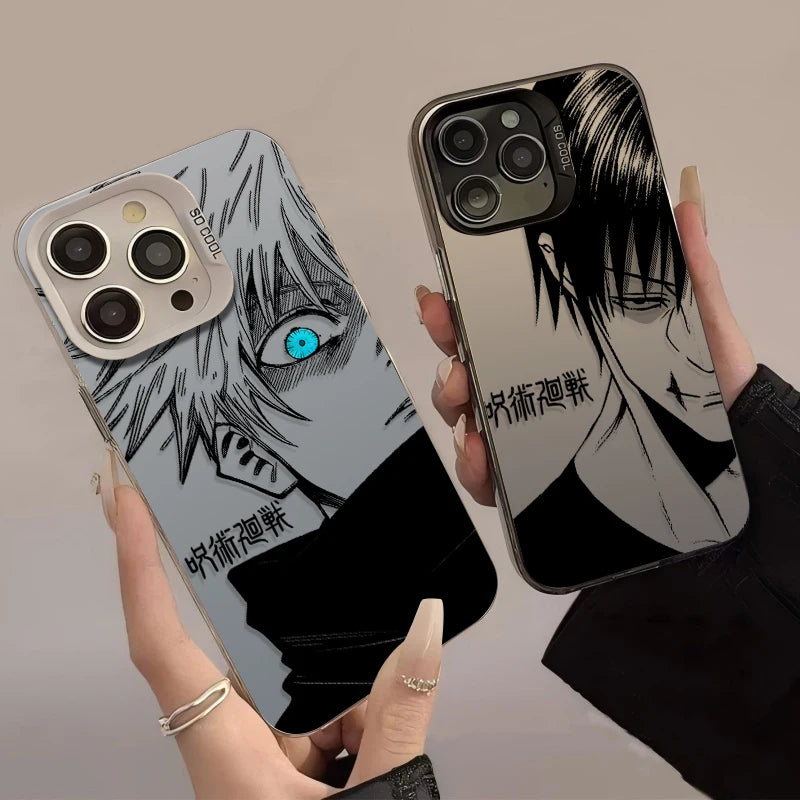 Toji Satoru Gojo Coolt Hårt Mobilskal till iPhone 17 16 15 14 13 12 11 Pro Max Plus 17 Air 16E X XR XS Max Stötsäkert Baksida