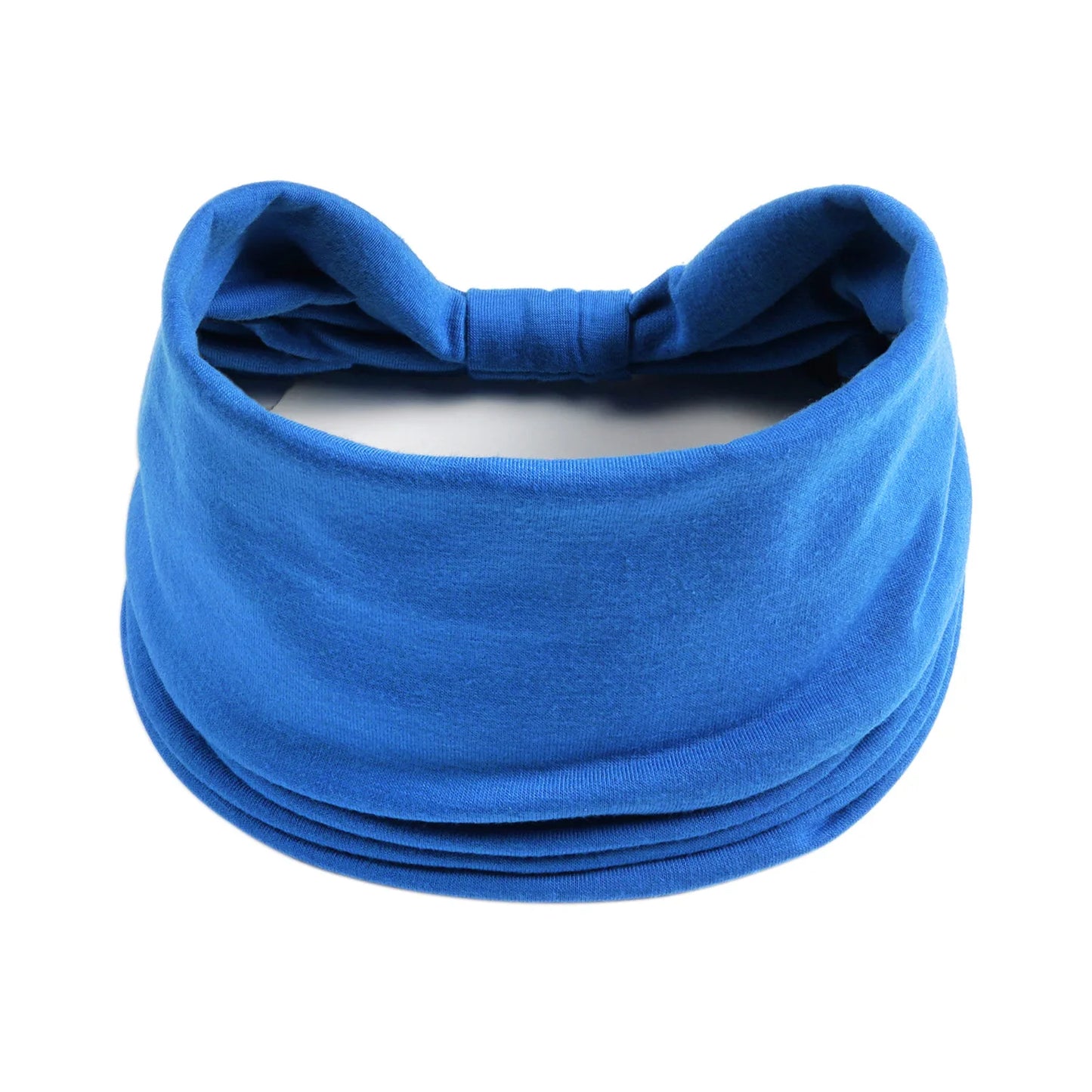 Mode Enfärgad Bred kant Bomullsyoga absorberar svett Dam Flickor Pannband Huvudbonad Turban Bandage Håraccessoarer Huvudbonader
