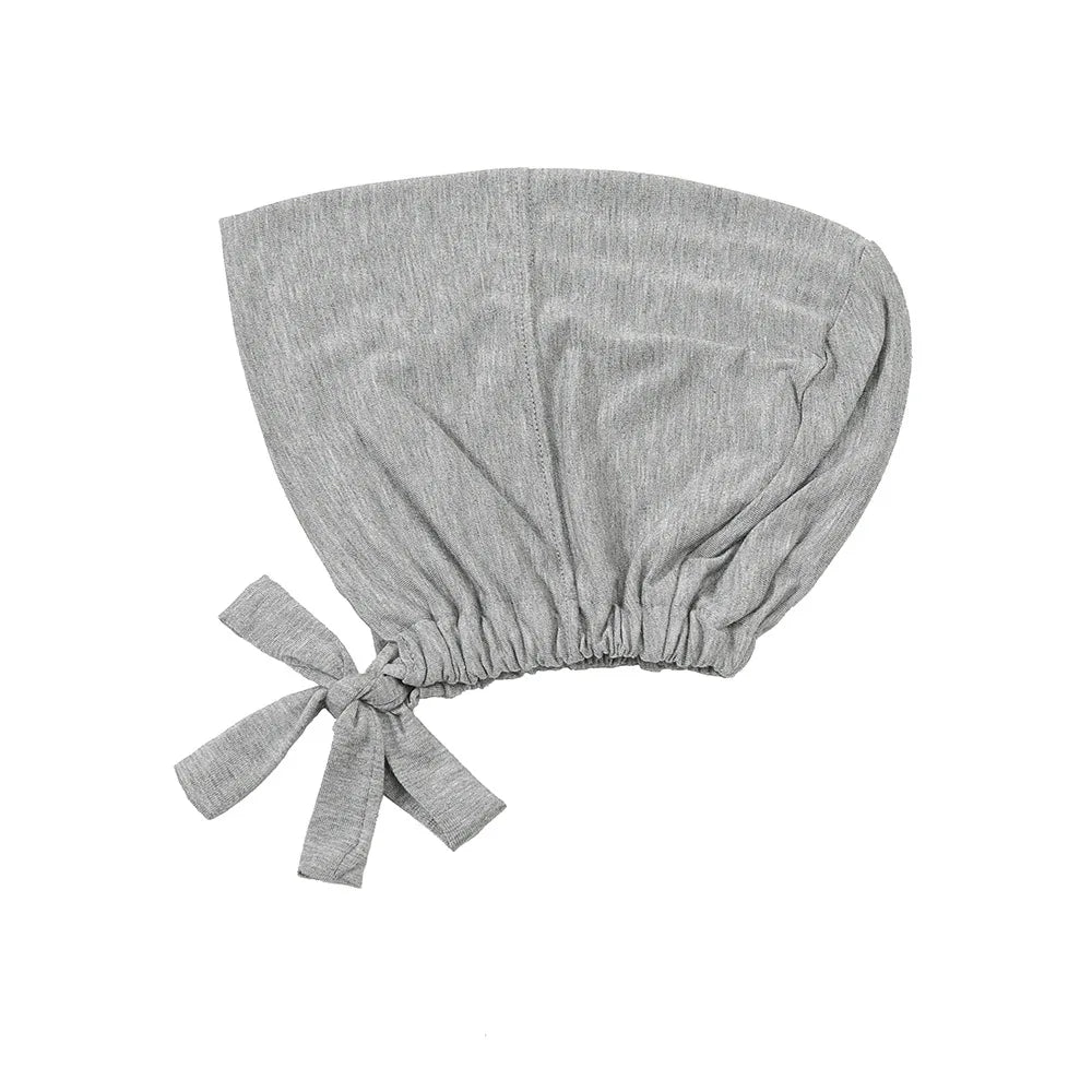 Muslimska Kvinnor Inner Hijab Mössor Stretch Justerbar Elastisk Bonnet Knytband Jersey Kvinnlig Huvudbonad Turbante Mujer