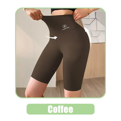 M-XL Damshorts Sport Shorts För Damer Nya Cykling Jogging Fitness Hög Midja Push Up Gymshorts Leggings Yogakläder