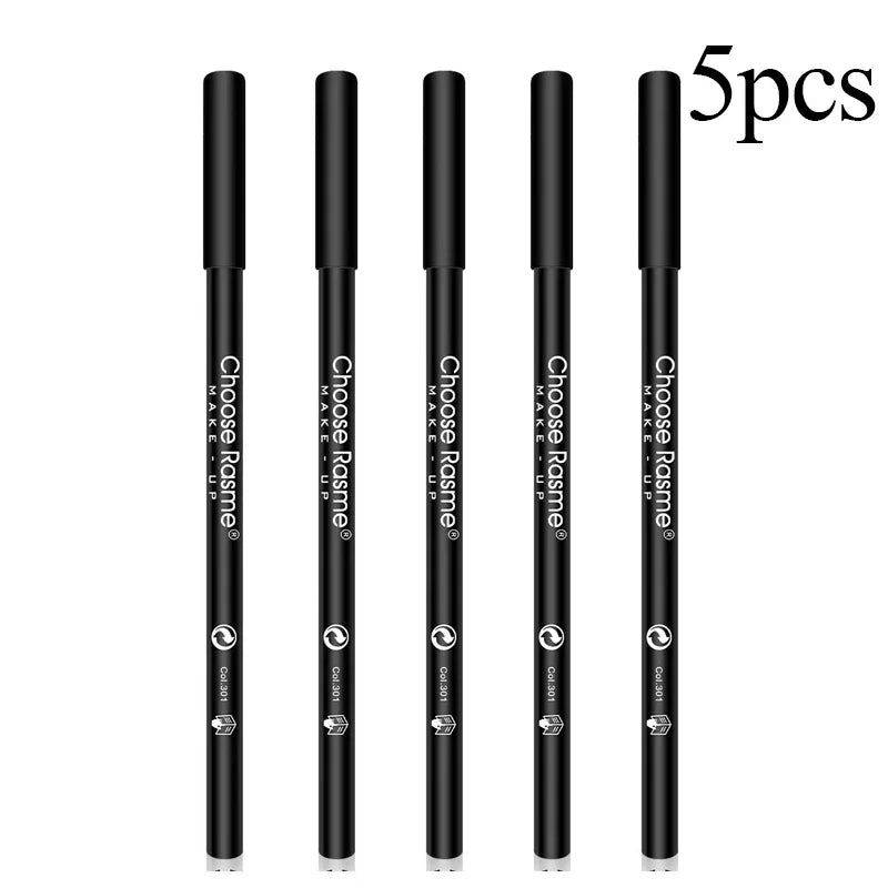 1/5/20 st. Varaktig Vattentät Flytande Eyeliner Icke-blekande Slät Snabbtorkande Eyelinerpenna Inget Bläckläckage Svart Eyeliner Makeup