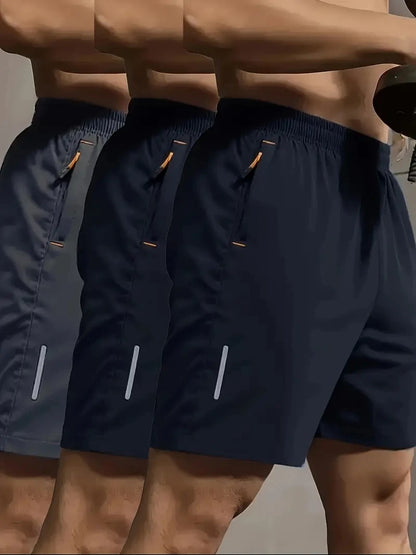 Sommar Nya Ankomst Sportshorts Herr Nya Bekväma Elastiska Midjekläder Herr Andningsbara Korta Byxor Plusstorlekar