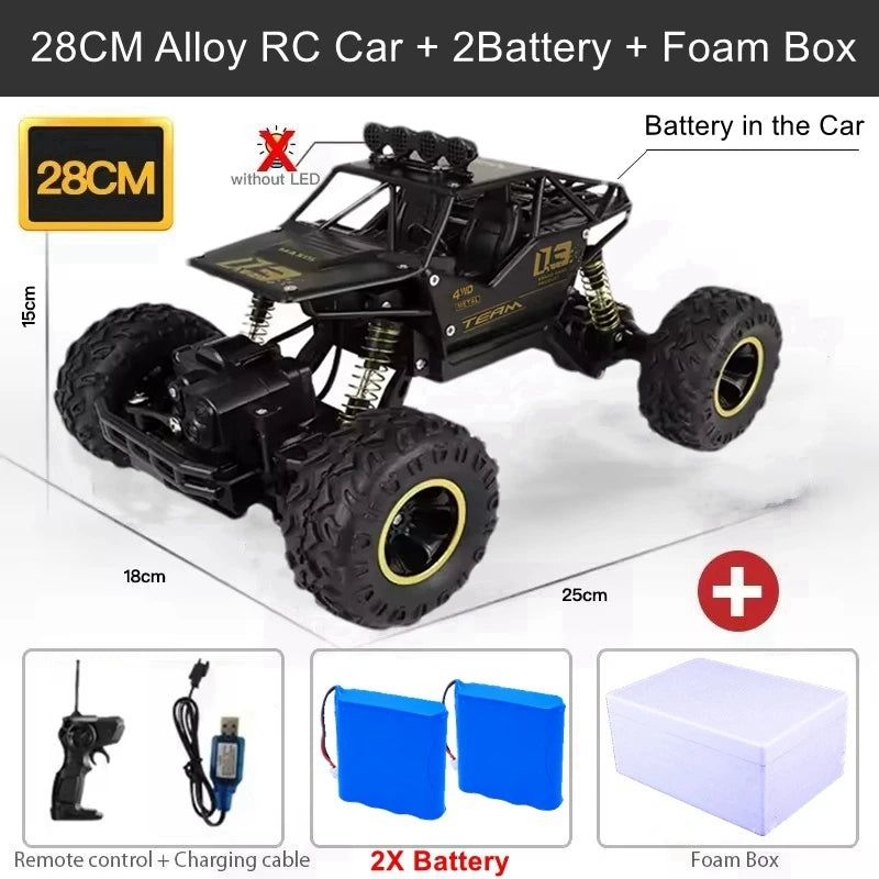 1:16 / 1:12 Terrängbil RC-bil 30 km/h Höghastighets 4WD Eldriven fjärrstyrd bil Buggy 4X4 Terrängbilsfordon Modellleksak Present