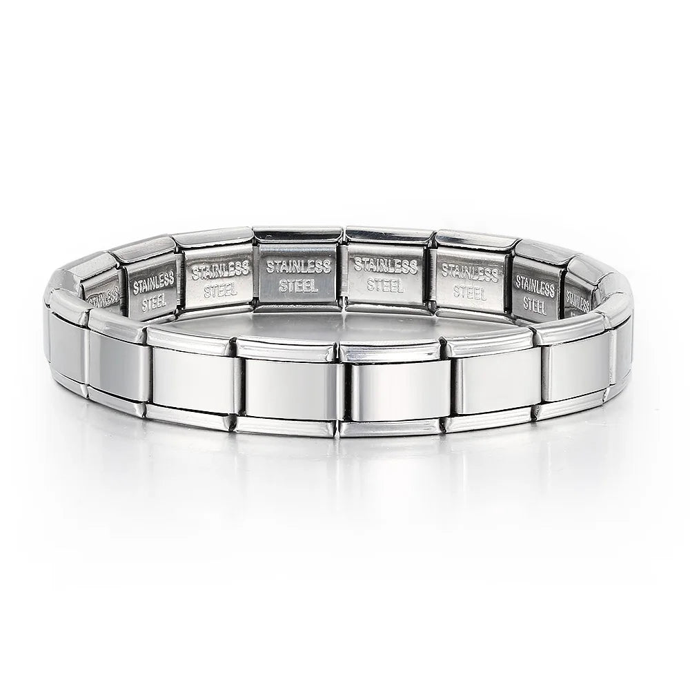 GEMOSA Mode Dam Herr Smycken 20*9mm Bredd Silver Färg Rostfritt Stål Armband Man Kvinna Fest Dagliga Tillbehör