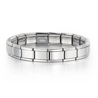 GEMOSA Mode Dam Herr Smycken 20*9mm Bredd Silver Färg Rostfritt Stål Armband Man Kvinna Fest Dagliga Tillbehör