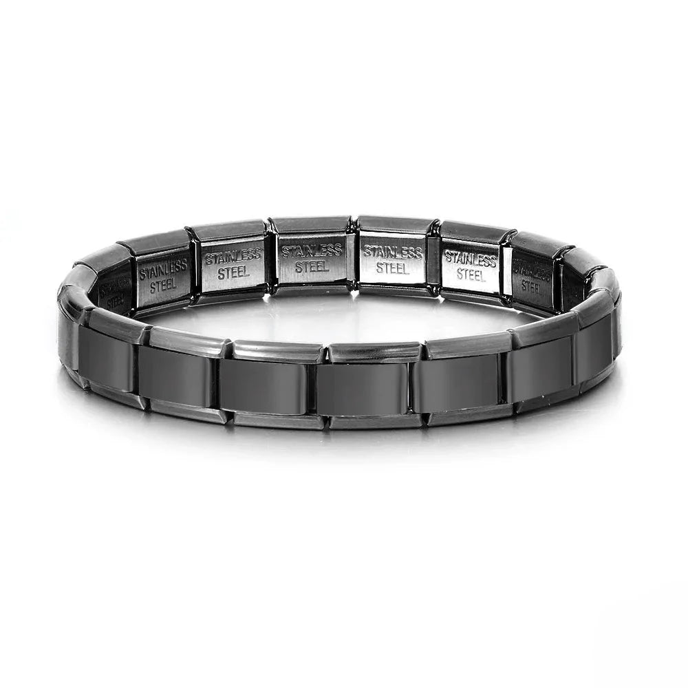 GEMOSA Mode Dam Herr Smycken 20*9mm Bredd Silver Färg Rostfritt Stål Armband Man Kvinna Fest Dagliga Tillbehör