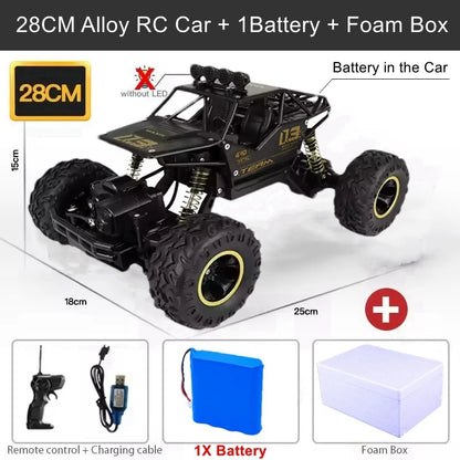 1:16 / 1:12 Terrängbil RC-bil 30 km/h Höghastighets 4WD Eldriven fjärrstyrd bil Buggy 4X4 Terrängbilsfordon Modellleksak Present
