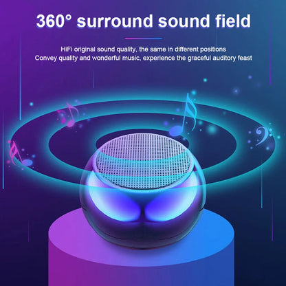 M3 Flash Trådlös Bluetooth-högtalare Bärbar Liten Stålpistolmetall Tung Subwoofer Utomhus Mini Bluetooth Liten Högtalare