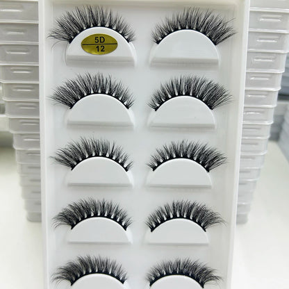 38 stilar 5 par ögonfransar naturliga 3D mink lösögonfransar smink lösögonfransar falska ögonfransar falska cils smink skönhetsverktyg grossist