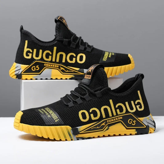 Löpning Sport Mode Höga Sneakers Zapatillas De Deporte 2024 Herr Casual Mesh Skor Lätta Mjuka Andningsbara Vulkaniserade Skor
