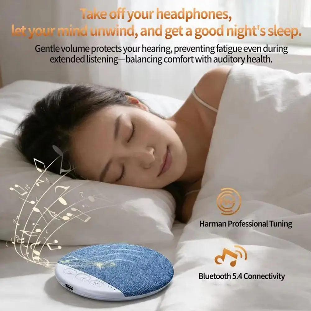Mini Bluetooth-högtalare med naturljud, vitt brus, trådlös soundbar, MP3-musikspelare, ultratunn, tidsinställd avstängning, ljuduppspelning