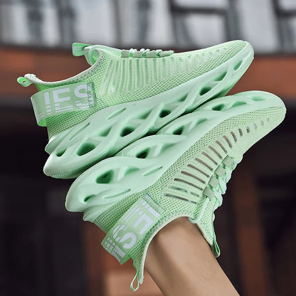 Herrskor Bekväma Sneakers Andningsbara Sneakersskor För Damer Mesh Tennisskor Utomhus Unisex Luftiga Fritidsskor