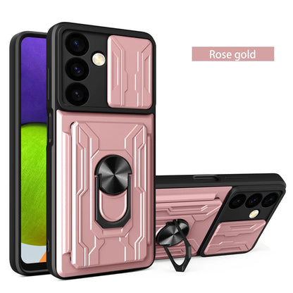 Skal till Samsung Galaxy S26 S25 S24 S23 S20 S21 S22 Ultra Plus FE Note 20 Ultra Skal med korthållare, rustning, fodral