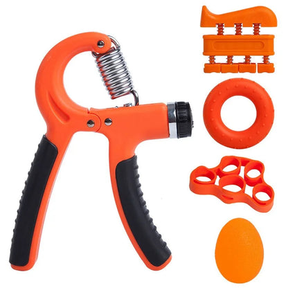 Gripper Justerbar R-Typ Handgrepp Övning Räknebar Styrketräning Stärkande Tång Fjäderfingernyp Handledsexpander