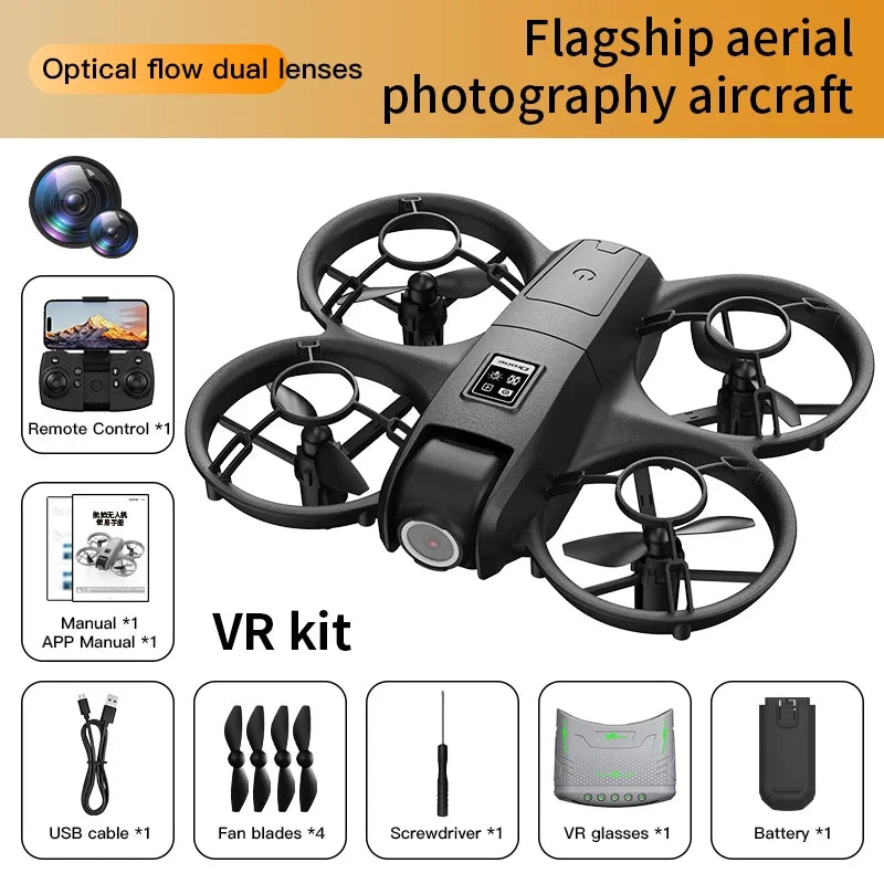 X228 GPS VR-drönare, 8K HD-kamera, flygande quadcopter, fjärrstyrd undvikning, ultralång batteritid
