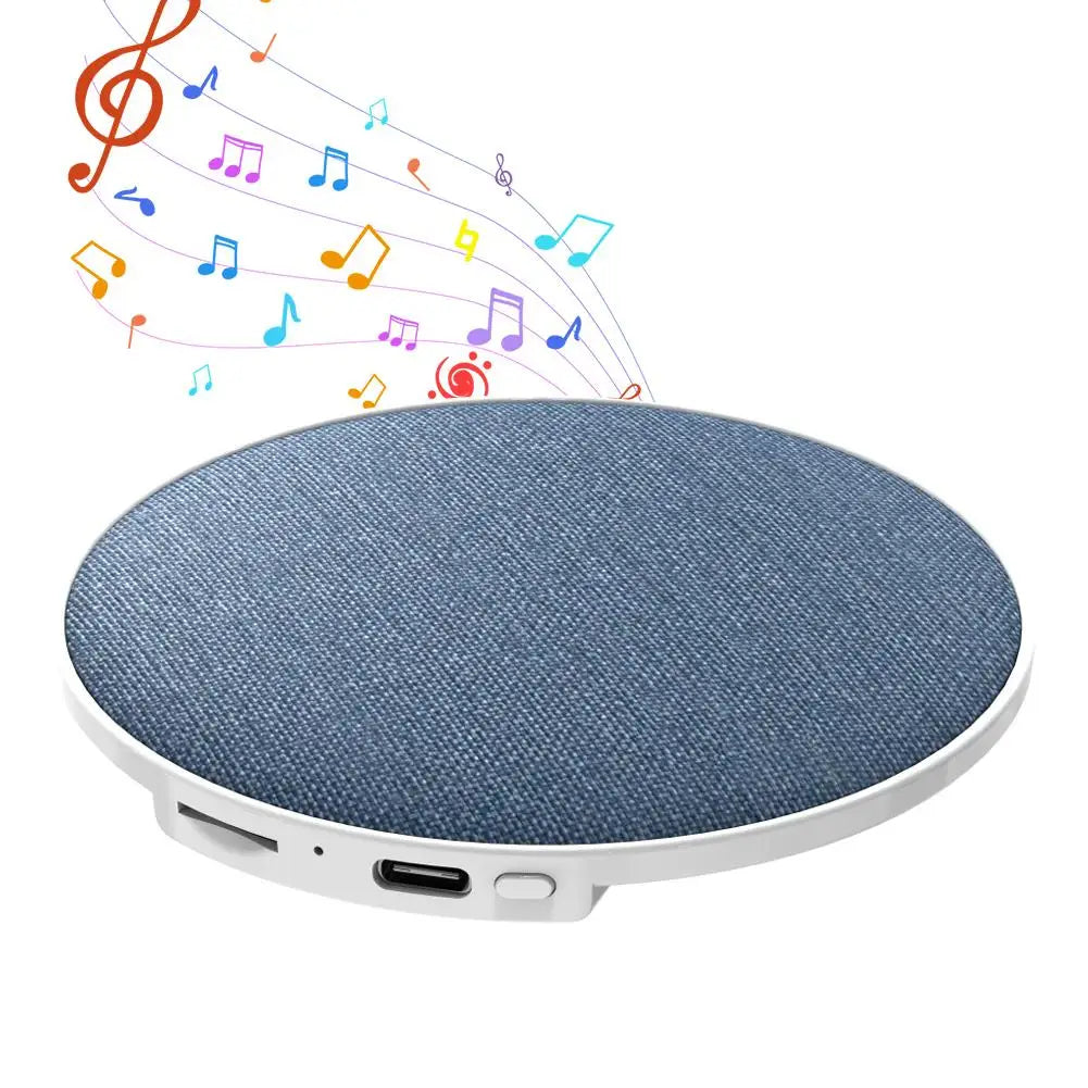 Mini Bluetooth-högtalare med naturljud, vitt brus, trådlös soundbar, MP3-musikspelare, ultratunn, tidsinställd avstängning, ljuduppspelning