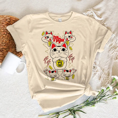 Dandadan t-shirt för kvinnor Trendig pastellfärgad klassisk 80-tals koreansk kläder Andningsbar t-shirt anime Popkultur kawaii Andningsbar