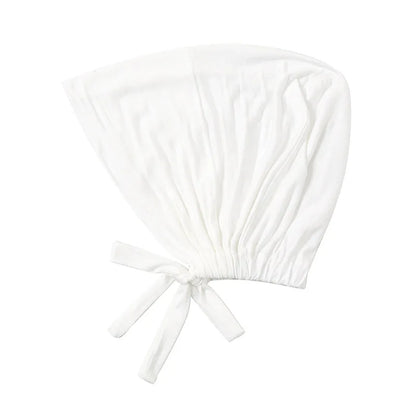 Muslimska Kvinnor Inner Hijab Mössor Stretch Justerbar Elastisk Bonnet Knytband Jersey Kvinnlig Huvudbonad Turbante Mujer