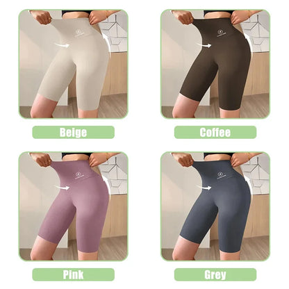 M-XL Damshorts Sport Shorts För Damer Nya Cykling Jogging Fitness Hög Midja Push Up Gymshorts Leggings Yogakläder