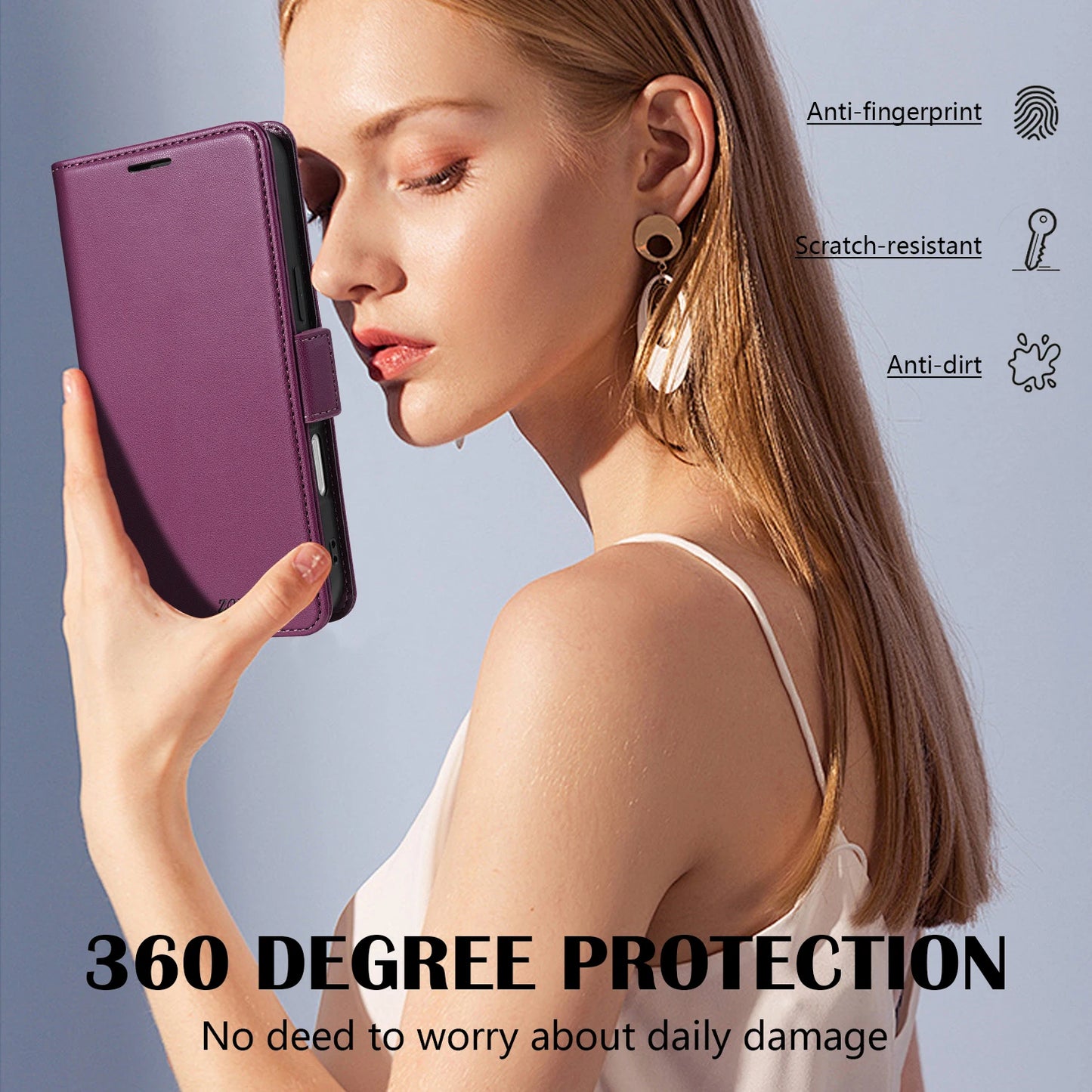 Plånbok med korthållare Magnetiskt fällbart läderfodral för Samsung Galaxy S25 Edge S24 FE S23 Plus S22 Ultra S21 S21 Korthållare