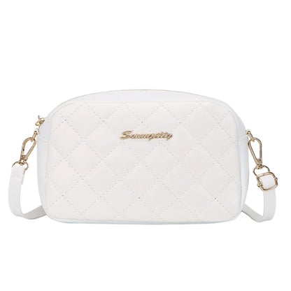 2024 Tofs Liten Messengerväska För Dam Trend Lingge Broderi Kamera Kvinnlig Axelväska Mode Kedja Dam Crossbody Väskor