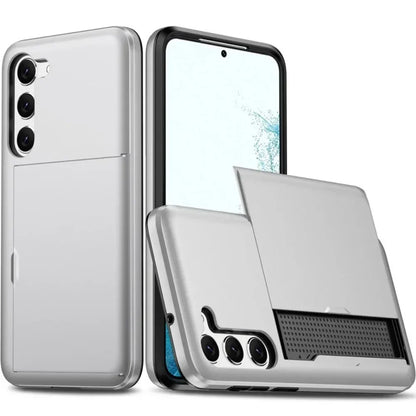 Fodral för Samsung Galaxy S26 S25 S24 S23 S22 Ultra Plus FE A57 A37 A56 A36 Korthållare Stötsäkert Plånboksfodral