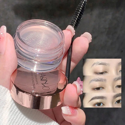 Tredimensionell ögonbrynsformande tvål ögonbrynsgel textur skapar naturliga ögonbryn stylingkräm vattentät snabbtorkande makeup