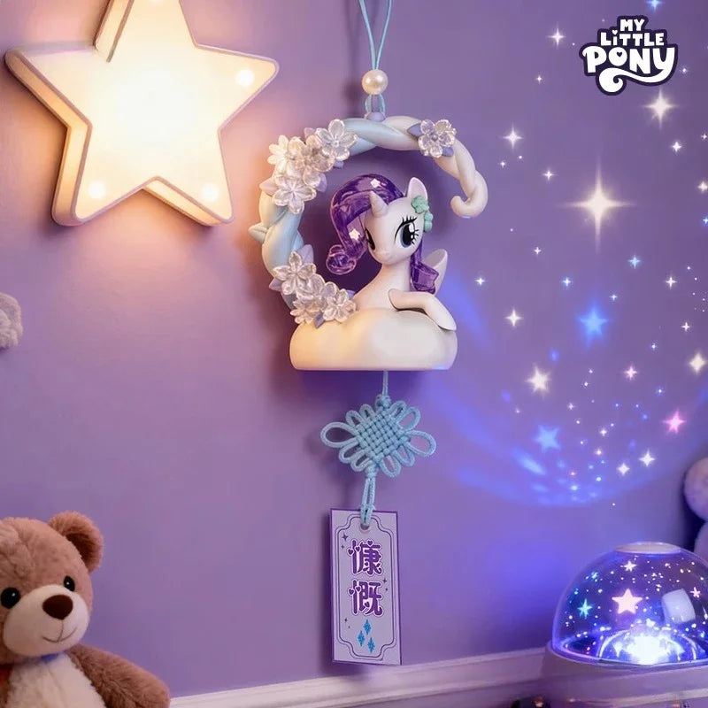 My Little Pony Capsule Toys Blomspråk Önskehänge Applejack Pinkie Pie Twilight Sparkle Fluttershy Blind Box Leksaker Äkta